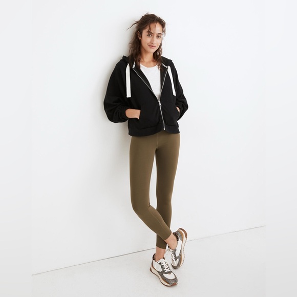 Madewell Pants - NWT Madewell High Rise Leggings Kale Green Small 25” Inseam